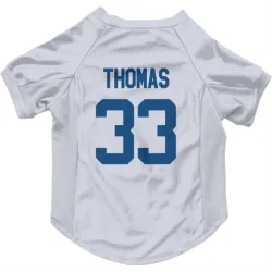 Indianapolis Colts Juanyeh Thomas White Pet Jersey for Dog & Cat