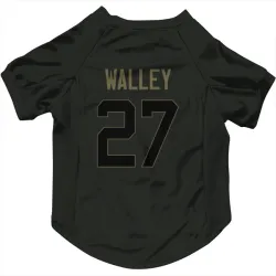 Indianapolis Colts Justin Walley Black Service Pet Jersey for Dog & Cat