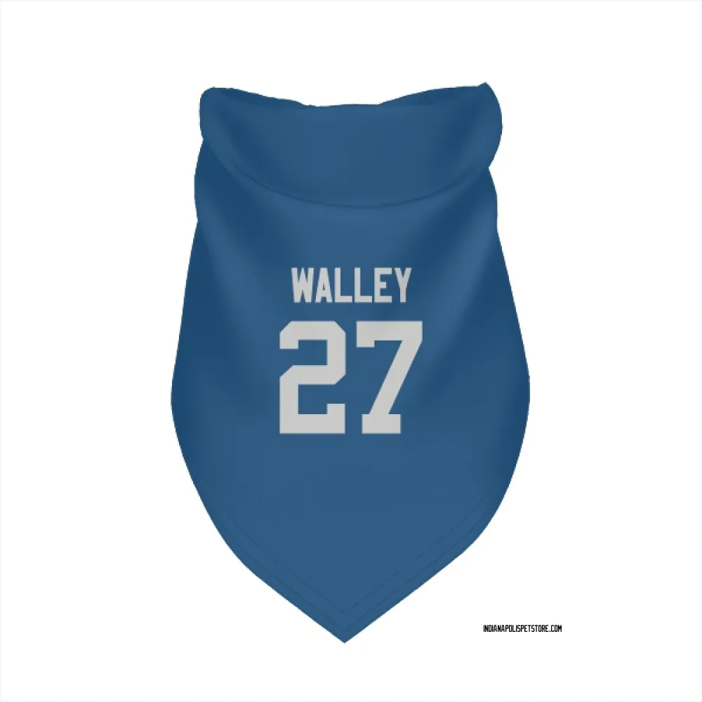 Indianapolis Colts Justin Walley Royal Pet Bandana for Dog & Cat