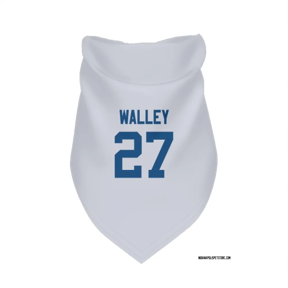 Indianapolis Colts Justin Walley White Pet Bandana for Dog & Cat