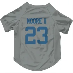 Indianapolis Colts Kenny Moore II Gray Pet Jersey for Dog & Cat