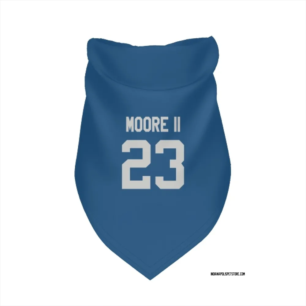 Indianapolis Colts Kenny Moore II Royal Pet Bandana for Dog & Cat