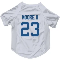 Indianapolis Colts Kenny Moore II White Pet Jersey for Dog & Cat