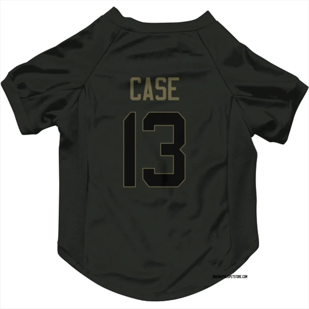 Indianapolis Colts Kody Case Black Service Pet Jersey for Dog & Cat