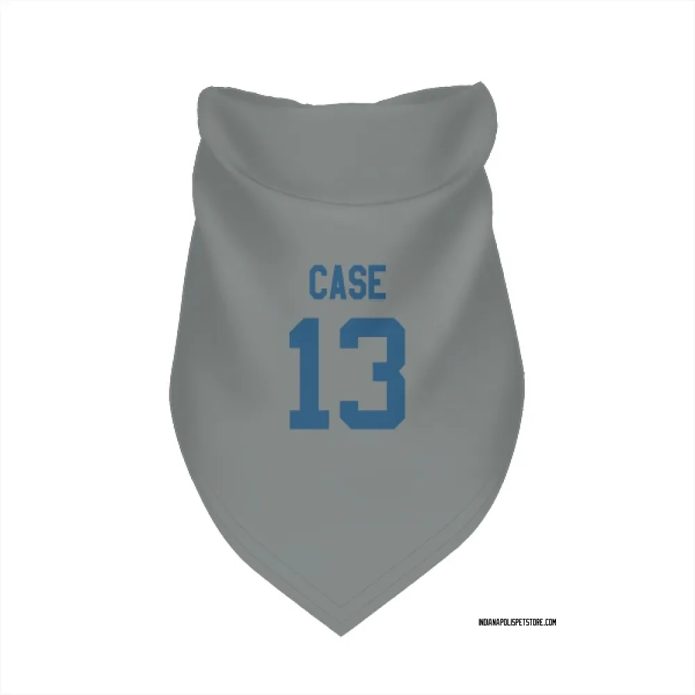 Indianapolis Colts Kody Case Gray Pet Bandana for Dog & Cat