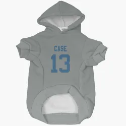 Indianapolis Colts Kody Case Gray Pet Hoodie for Dog & Cat