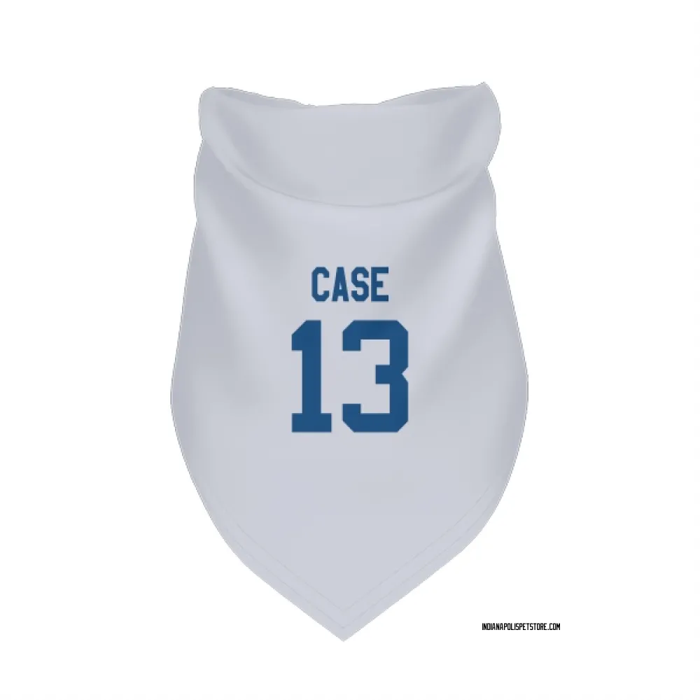 Indianapolis Colts Kody Case White Pet Bandana for Dog & Cat
