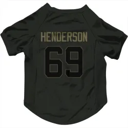 Indianapolis Colts LaDarius Henderson Black Service Pet Jersey for Dog & Cat