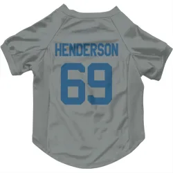 Indianapolis Colts LaDarius Henderson Gray Pet Jersey for Dog & Cat