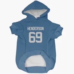 Indianapolis Colts LaDarius Henderson Royal Pet Hoodie for Dog & Cat