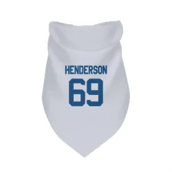Indianapolis Colts LaDarius Henderson White Pet Bandana for Dog & Cat