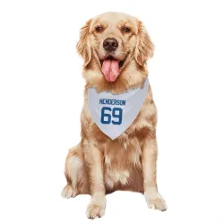 Indianapolis Colts LaDarius Henderson White Pet Bandana for Dog & Cat