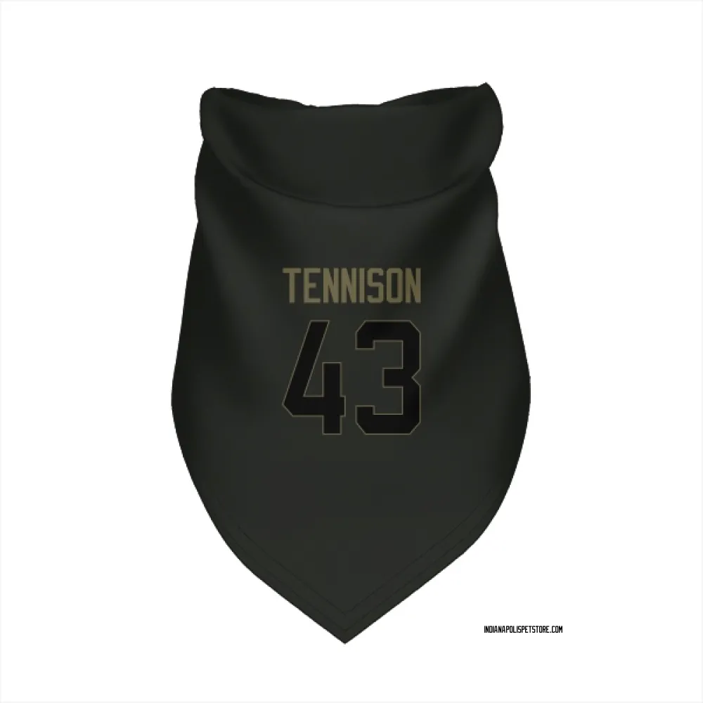 Indianapolis Colts Ladarius Tennison Black Service Pet Bandana for Dog & Cat