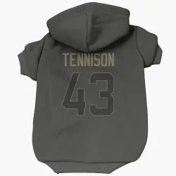 Indianapolis Colts Ladarius Tennison Black Service Pet Hoodie for Dog & Cat