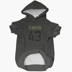 Indianapolis Colts Ladarius Tennison Black Service Pet Hoodie for Dog & Cat