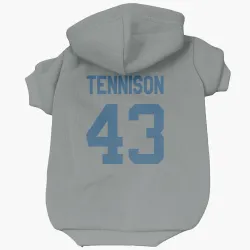 Indianapolis Colts Ladarius Tennison Gray Pet Hoodie for Dog & Cat