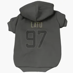Indianapolis Colts Laiatu Latu Black Service Pet Hoodie for Dog & Cat
