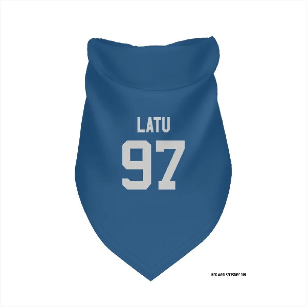 Indianapolis Colts Laiatu Latu Royal Pet Bandana for Dog & Cat