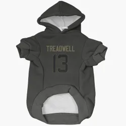 Indianapolis Colts Laquon Treadwell Black Service Pet Hoodie for Dog & Cat