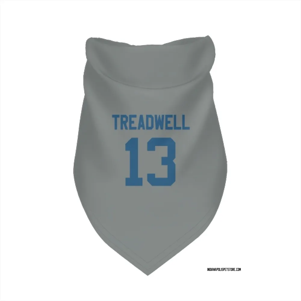 Indianapolis Colts Laquon Treadwell Gray Pet Bandana for Dog & Cat