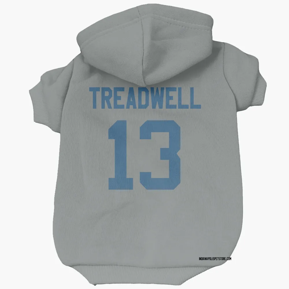 Indianapolis Colts Laquon Treadwell Gray Pet Hoodie for Dog & Cat
