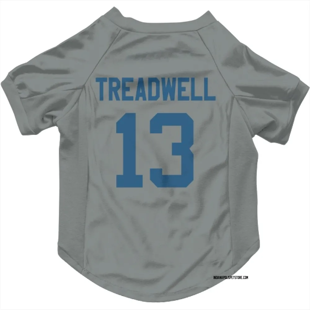 Indianapolis Colts Laquon Treadwell Gray Pet Jersey for Dog & Cat