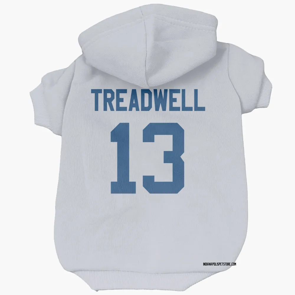 Indianapolis Colts Laquon Treadwell White Pet Hoodie for Dog & Cat