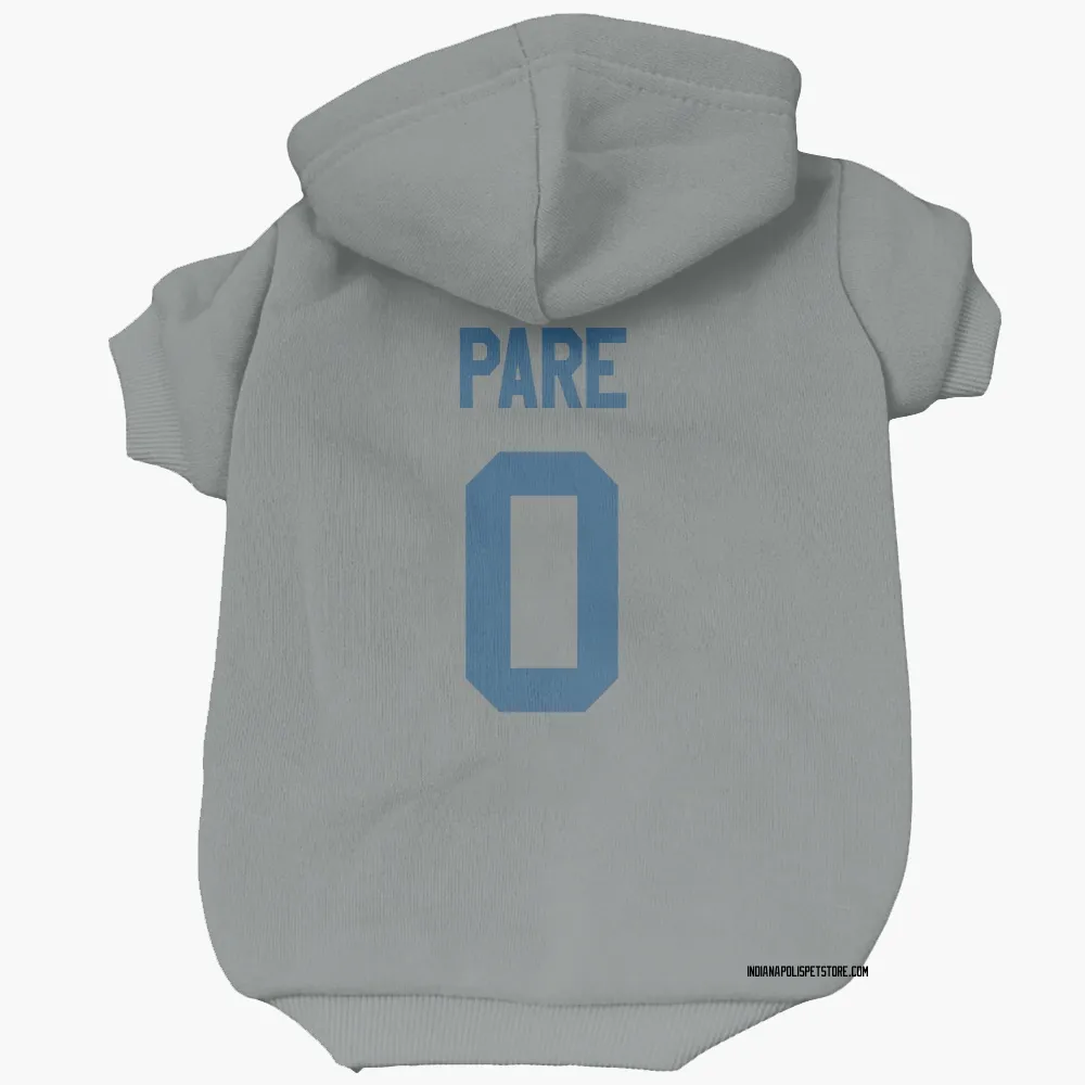 Indianapolis Colts Lincoln Pare Gray Pet Hoodie for Dog & Cat