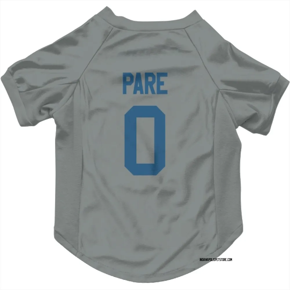 Indianapolis Colts Lincoln Pare Gray Pet Jersey for Dog & Cat