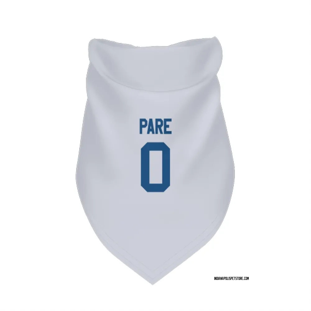 Indianapolis Colts Lincoln Pare White Pet Bandana for Dog & Cat