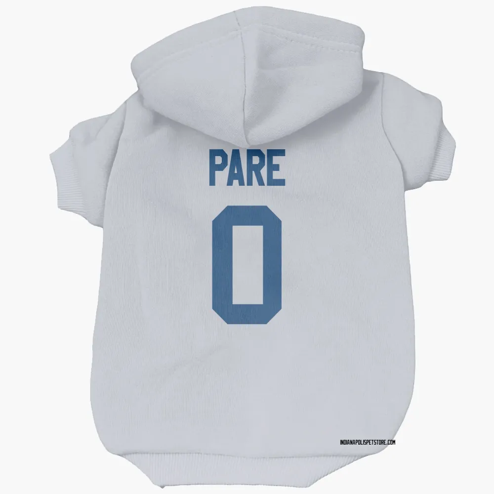 Indianapolis Colts Lincoln Pare White Pet Hoodie for Dog & Cat