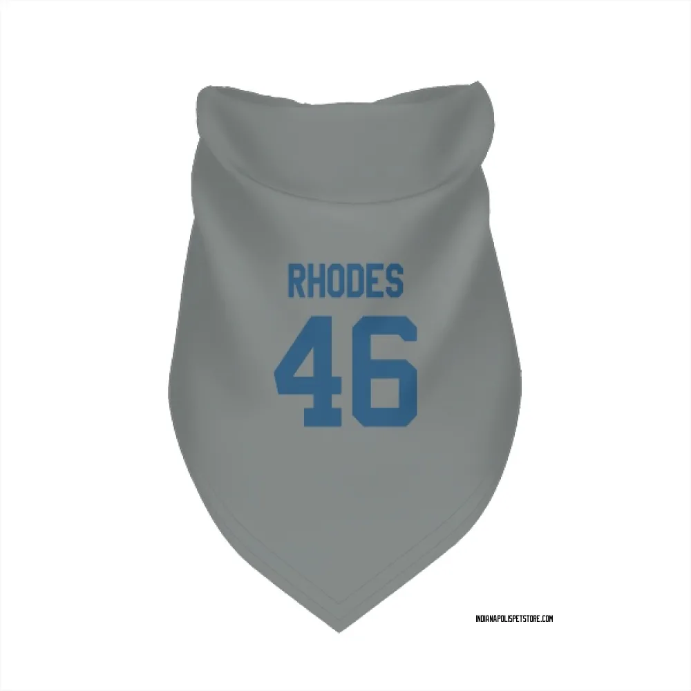 Indianapolis Colts Luke Rhodes Gray Pet Bandana for Dog & Cat