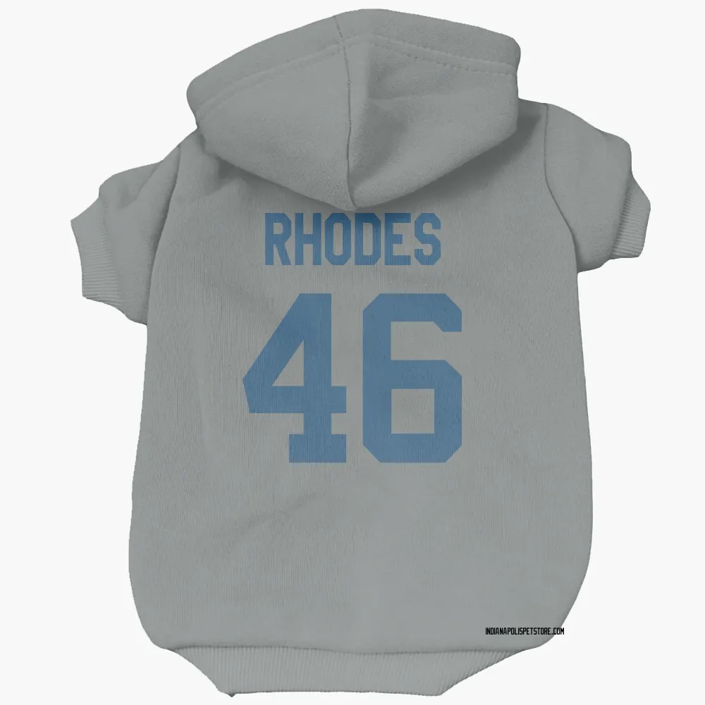 Indianapolis Colts Luke Rhodes Gray Pet Hoodie for Dog & Cat