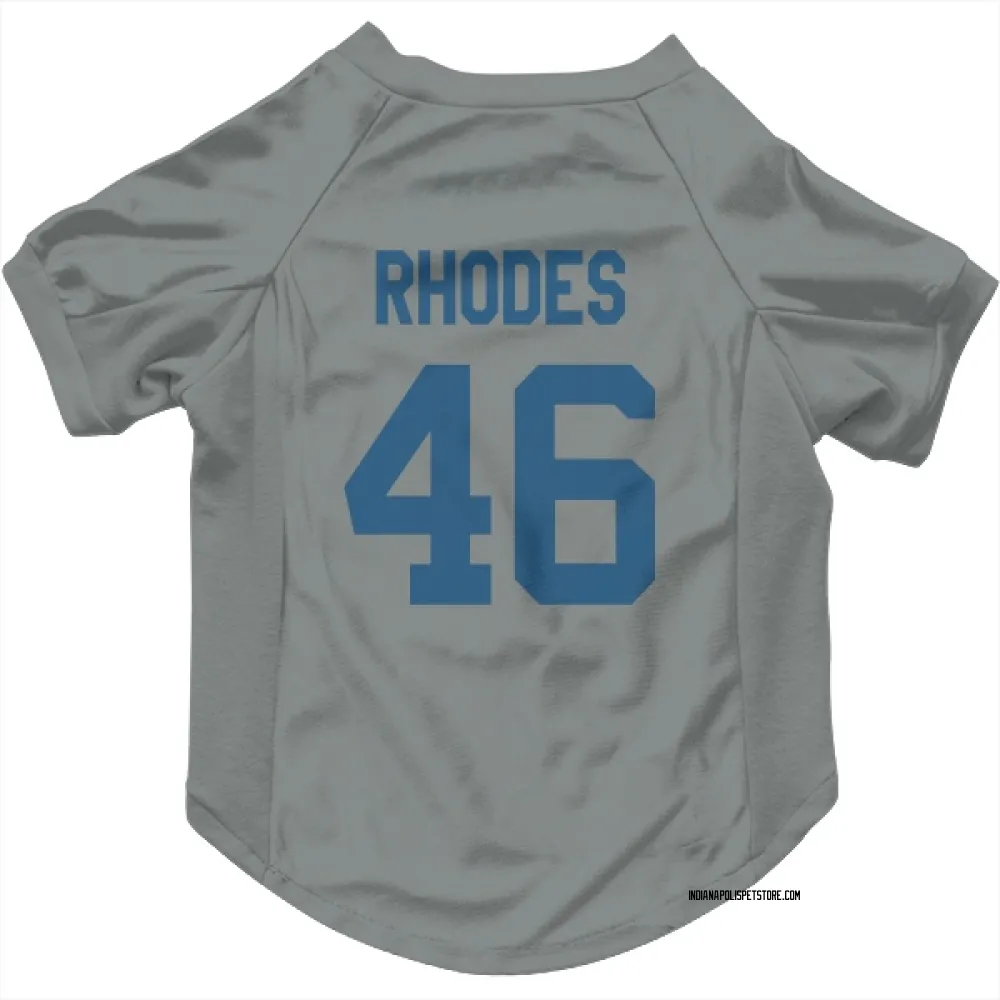 Indianapolis Colts Luke Rhodes Gray Pet Jersey for Dog & Cat