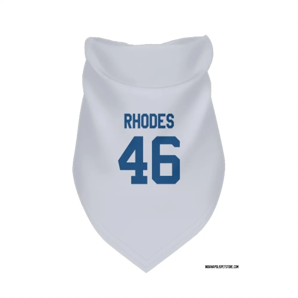 Indianapolis Colts Luke Rhodes White Pet Bandana for Dog & Cat