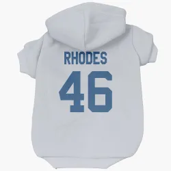 Indianapolis Colts Luke Rhodes White Pet Hoodie for Dog & Cat