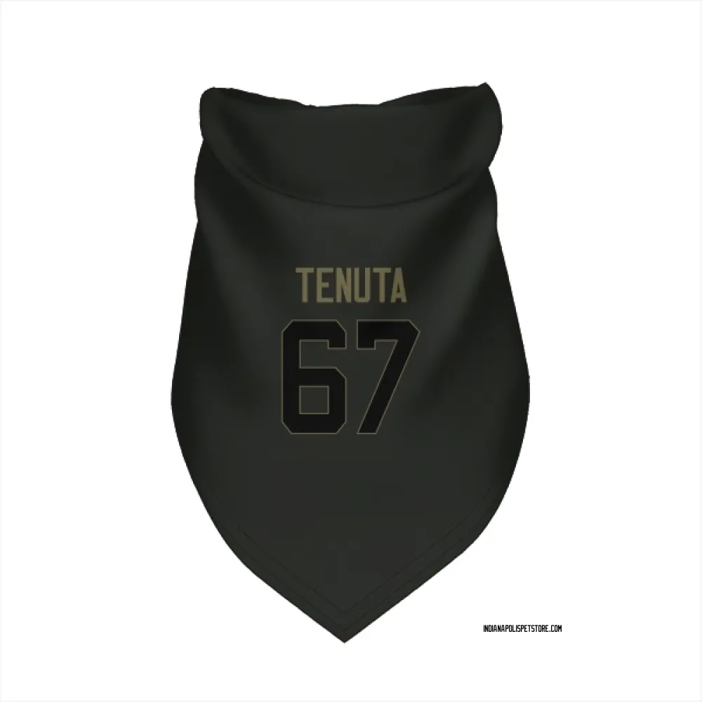 Indianapolis Colts Luke Tenuta Black Service Pet Bandana for Dog & Cat