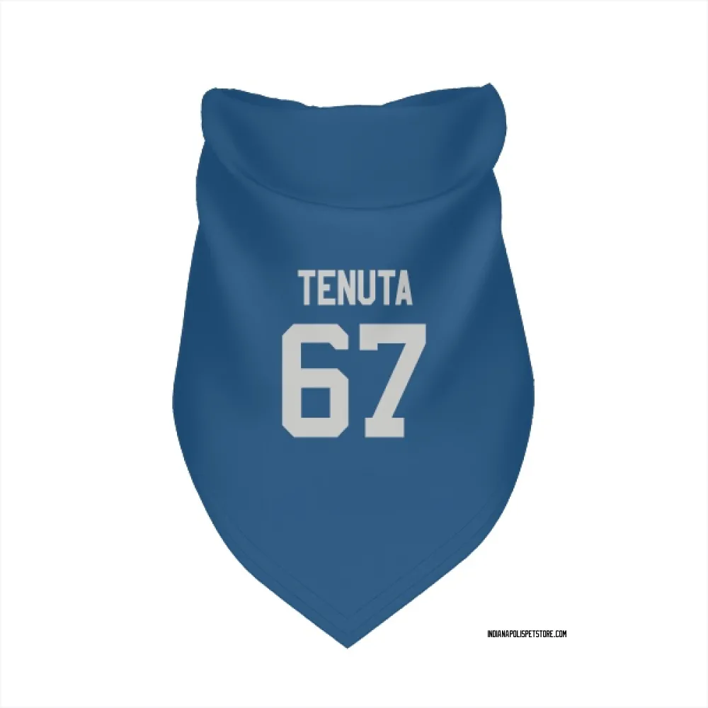 Indianapolis Colts Luke Tenuta Royal Pet Bandana for Dog & Cat