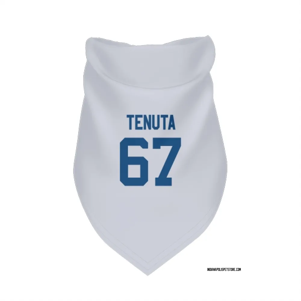 Indianapolis Colts Luke Tenuta White Pet Bandana for Dog & Cat