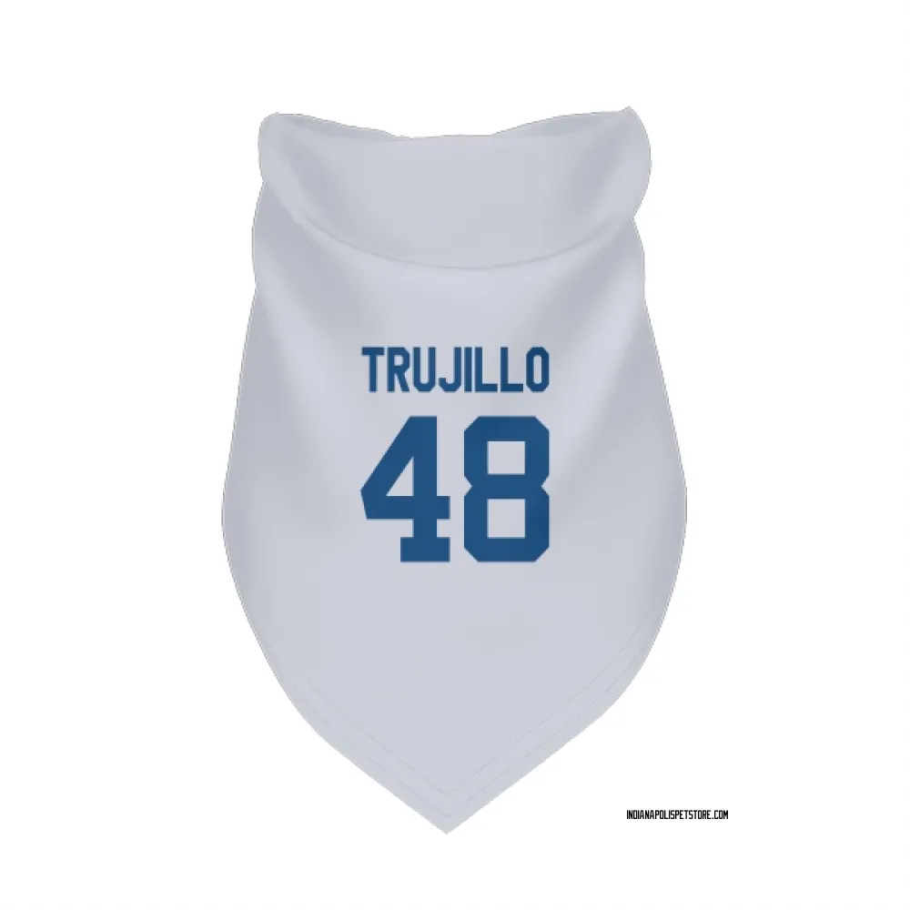 Indianapolis Colts Maddux Trujillo White Pet Bandana for Dog & Cat