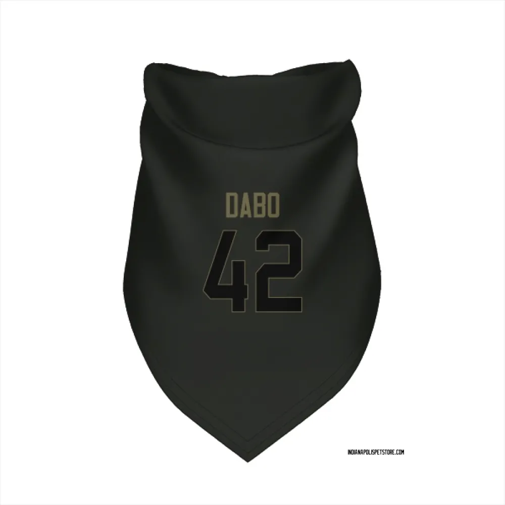 Indianapolis Colts Marcel Dabo Black Service Pet Bandana for Dog & Cat
