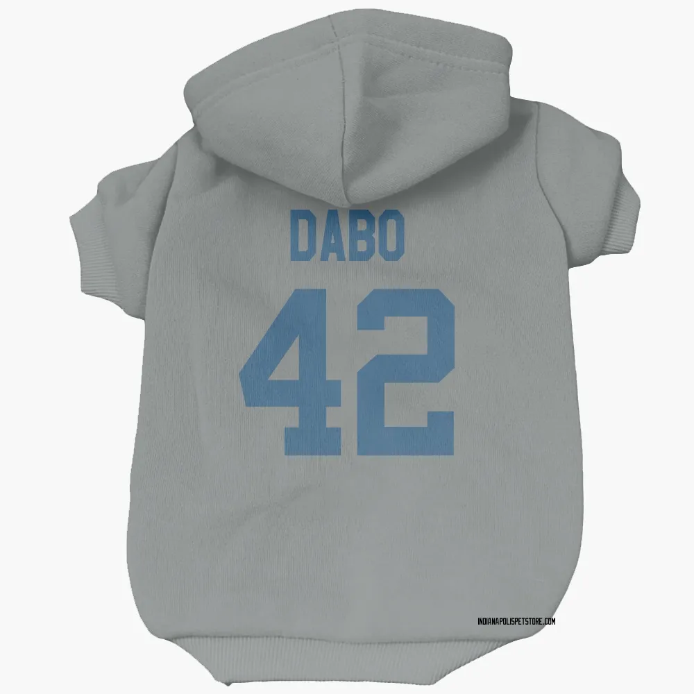 Indianapolis Colts Marcel Dabo Gray Pet Hoodie for Dog & Cat