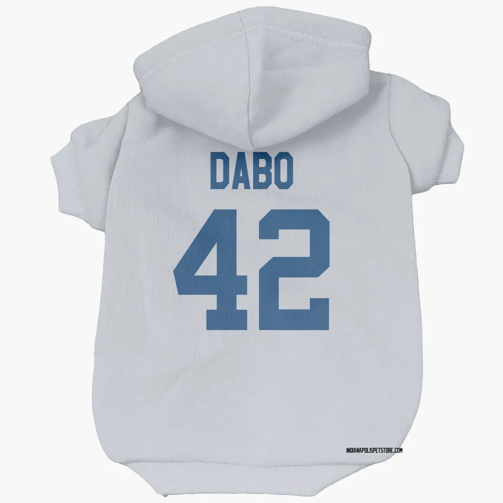 Indianapolis Colts Marcel Dabo White Pet Hoodie for Dog & Cat