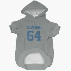 Indianapolis Colts Mark Glowinski Gray Pet Hoodie for Dog & Cat