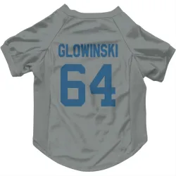 Indianapolis Colts Mark Glowinski Gray Pet Jersey for Dog & Cat