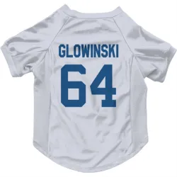 Indianapolis Colts Mark Glowinski White Pet Jersey for Dog & Cat