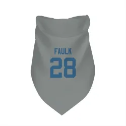 Indianapolis Colts Marshall Faulk Gray Pet Bandana for Dog & Cat