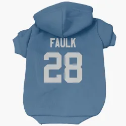 Indianapolis Colts Marshall Faulk Royal Pet Hoodie for Dog & Cat