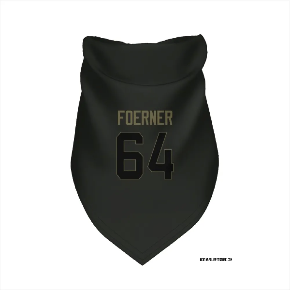 Indianapolis Colts Marshall Foerner Black Service Pet Bandana for Dog & Cat