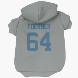 Indianapolis Colts Marshall Foerner Gray Pet Hoodie for Dog & Cat